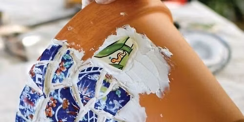 Spring Break Workshop (Midlothian): Mosaic Flower Pot