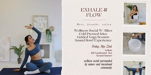 Exhale and Flow: Yoga and Sound Bath at Grand Manor Uxbridge