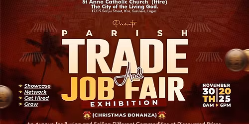 Trade & Job Fair \/ Exhibition (Second Edition)