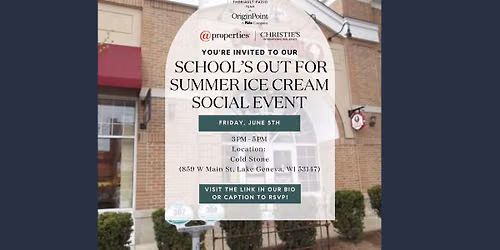 Last Day of School Ice Cream Social with The Theriault-Fazio Team