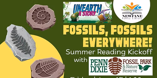 Fossils, Fossils Everywhere! Summer Reading Kickoff