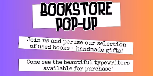 Placeholder Books x Typewriter Fever Bookstore Pop-Up