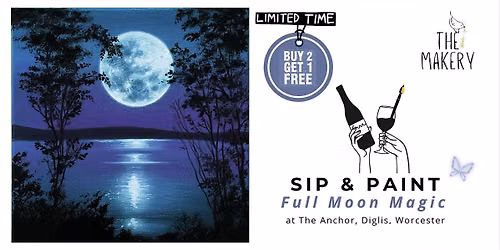 Sip & Paint - Full Moon Magic