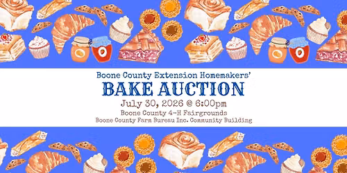 Boone County Extension Homemakers Open Show Bake Auction