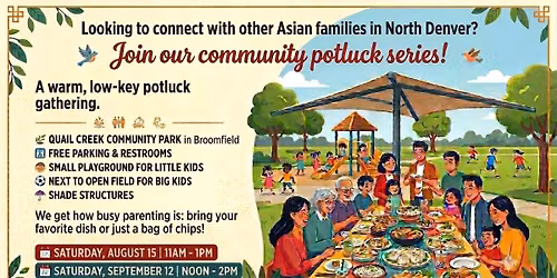Monthly Potluck (every 3rd Saturday)