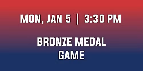 2026 IIHF World Junior Championship Bronze Medal Game