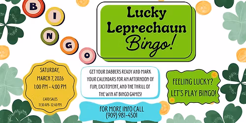 Lucky Leprechaun Bingo!