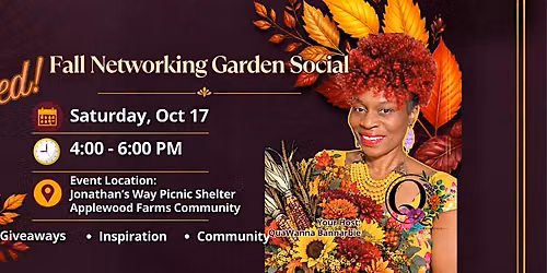 Fall Networking Garden Social