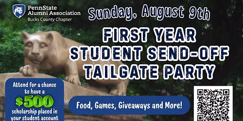 First-Year Student Send-Off Tailgate Party