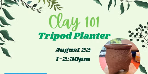 Clay 101 - Tripod Planter