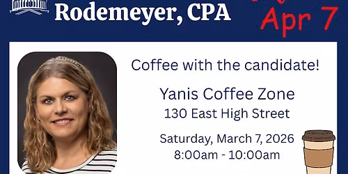 Coffee with the candidate at Yanis Coffee Zone