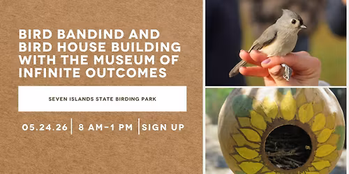 Bird Banding and Birdhouse Building with Museum of Infinite Outcomes