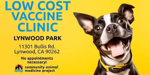CAMP Mobile Pet Vaccination Clinic (No appointments necessary)