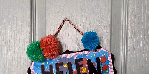 Summer Art Club: Your names on the door 