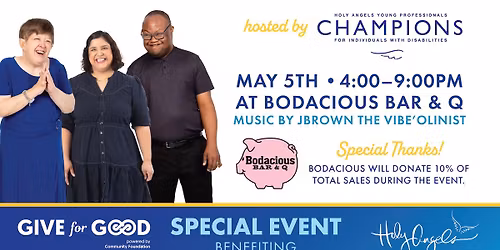 Holy Angels Give for Good Event at Bodacious Bar & Q Hosted by the Champions