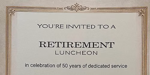 Retirement Luncheon