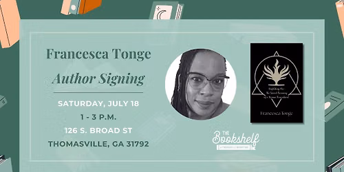Francesca Tonge Author Signing