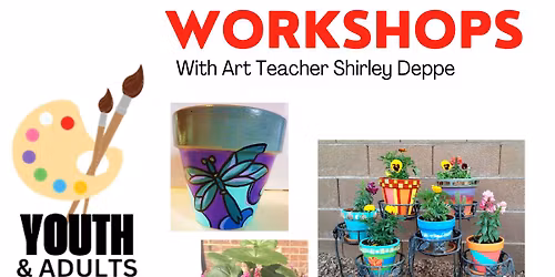 Hand-Painted Flower Pot Workshop