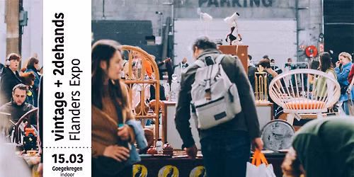 Vintage + tweedehandsmarkt in Flanders Expo Gent