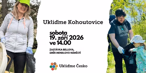 Ukli\u010fme Kohoutovice 19. z\u00e1\u0159\u00ed 2026