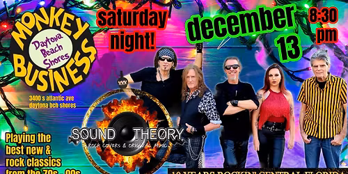 HAPPY HOLIDAYS with SOUND THEORY at Monkey Business!