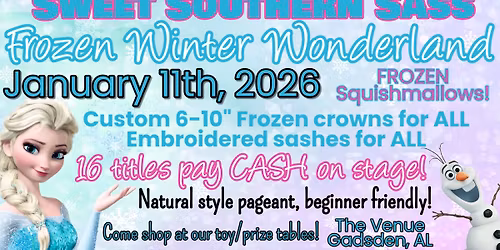 Frozen Winter Wonderland by Sweet Southern Sass Pageants