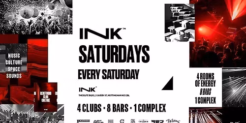 Ink. - Saturdays - Every Saturday - End Of Term Special