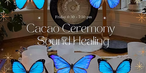 Cacao Ceremony Sound Healing with Fire Place