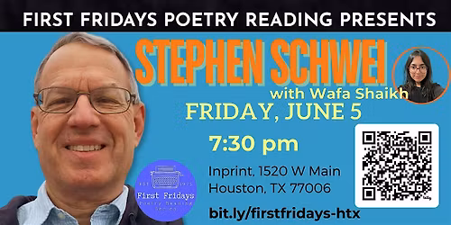 First Fridays Poetry Reading Series  & Open Mic w\/ Stephen Schwei