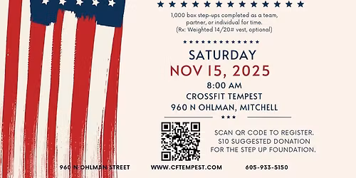 Veteran\u2019s Day Chad 1000x Workout