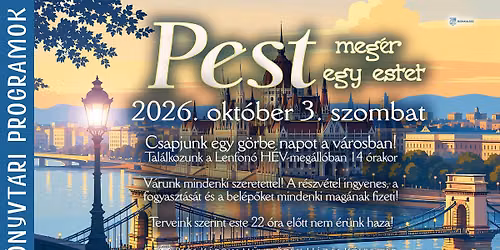Pest meg\u00e9r egy estet! \u2013 K\u00f6nyvt\u00e1ri programok