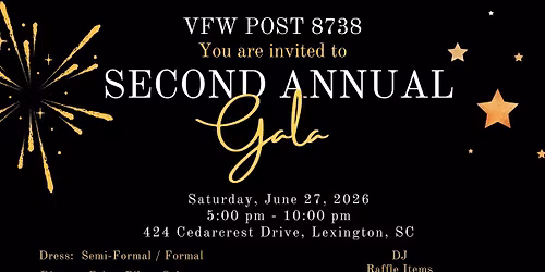 2nd Annual GALA! VFW Post 8738