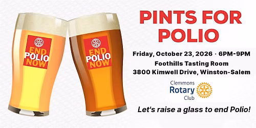 Pints for Polio 2026