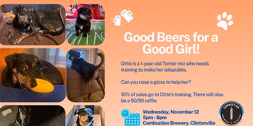 Fundraiser: Good Beers for a Good Girl (Support Ottie's Training!) 