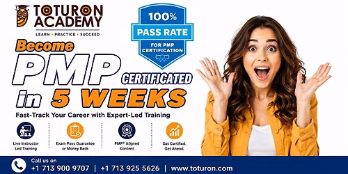 In-Person PMP Exam Prep Course - PMI Boot Camp in Chino, CA