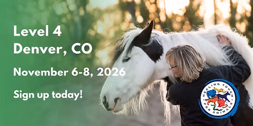 Healing Touch for Animals\u00ae Level 4 in Denver, CO