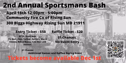 2nd Annual Sportsman\u2019s Bash