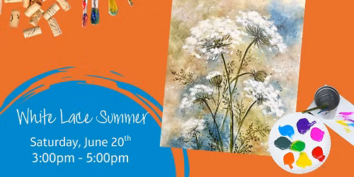 Paint the Afternoon Away - White Lace Summer