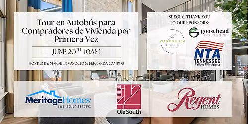 Tour en Autob\u00fas para Compradores de Vivienda por Primera Vez- 6\/20