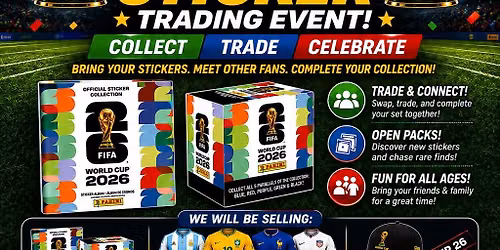Saturdays PANINI Album Sticker Trading Events - CambridgeSide