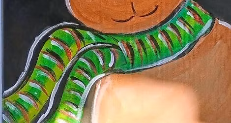 Rudolph Paint and Sip with Tasha Wakely