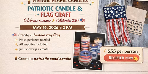 Patriotic Candles & Craft