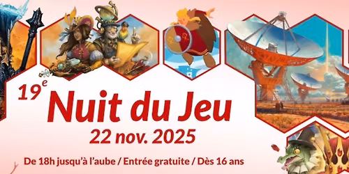 Nuit du Jeu 2025 : save the date !