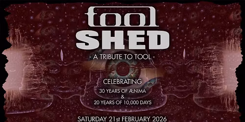 Tool Shed - A Tribute to Tool | Beat Generator | Dundee - \u00c6nima\/10,000 Days Anniversary Tour