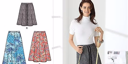 Make a Basic Skirt from a printed pattern*