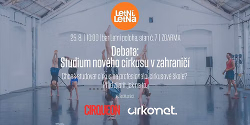  Debata: Studium nov\u00e9ho cirkusu v zahrani\u010d\u00ed