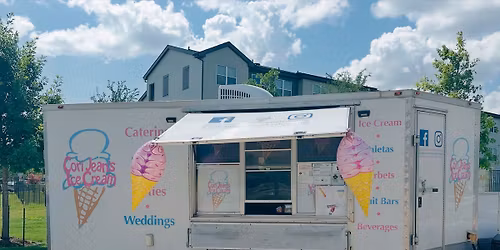 Cori Jean Ice Cream Trailer Serving at Bentwood Ranch Community Pool