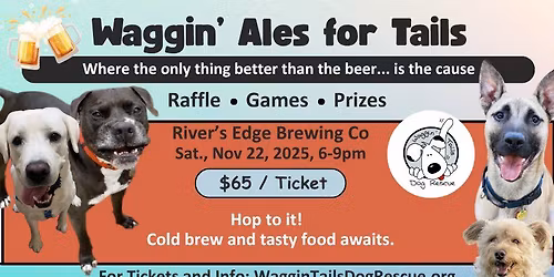 Waggin' Ales for Tails Fundraiser