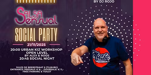 Salsa Sensual Social Party november edititon with DJ Rojo