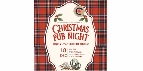 St. Catharines Conservative EDA Christmas Pub Night